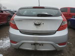 2015 Hyundai Accent Gs Silver vin: KMHCT5AE3FU204395