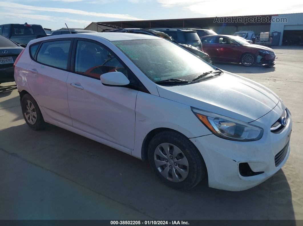 2015 Hyundai Accent Gs White vin: KMHCT5AE3FU231452