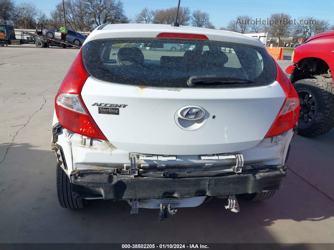 2015 Hyundai Accent Gs White vin: KMHCT5AE3FU231452