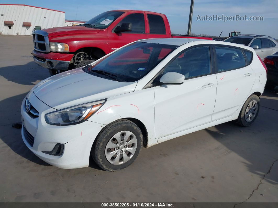 2015 Hyundai Accent Gs White vin: KMHCT5AE3FU231452