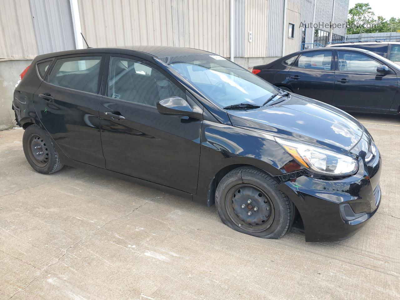 2015 Hyundai Accent Gs Black vin: KMHCT5AE3FU232312