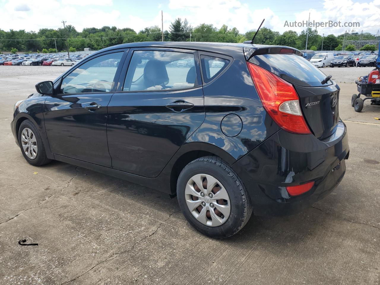 2015 Hyundai Accent Gs Black vin: KMHCT5AE3FU232312