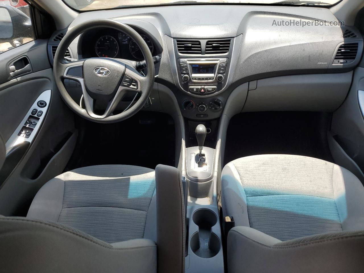 2015 Hyundai Accent Gs Черный vin: KMHCT5AE3FU232312