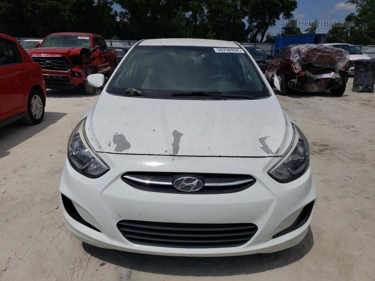 2016 Hyundai Accent Se White vin: KMHCT5AE3GU236961