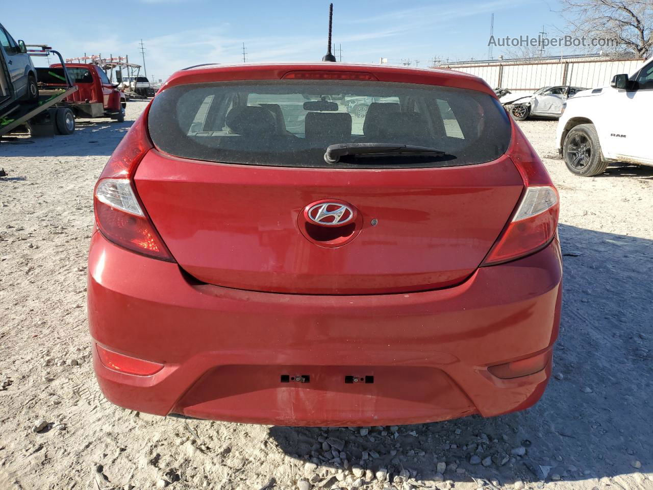 2016 Hyundai Accent Se Red vin: KMHCT5AE3GU251234