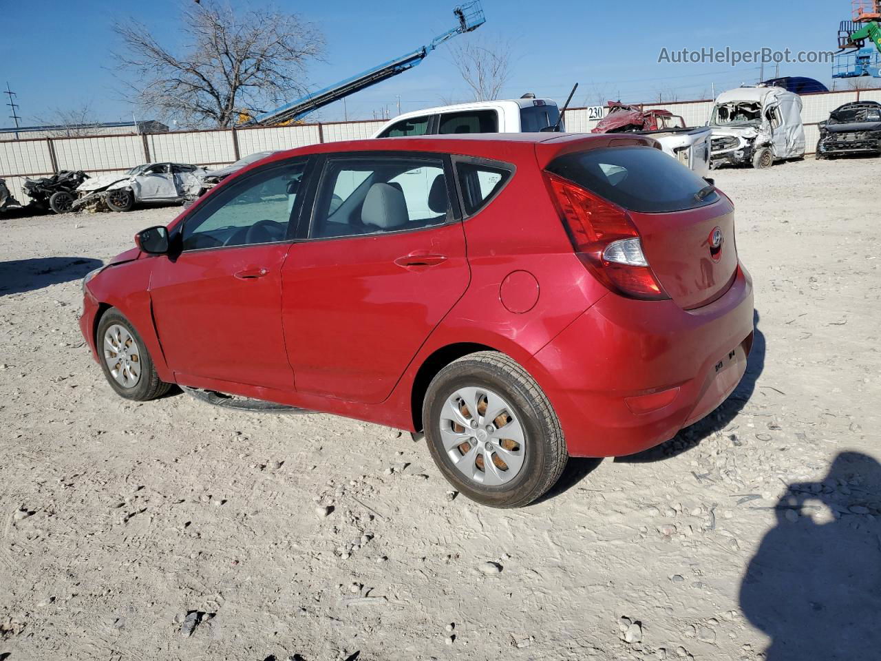 2016 Hyundai Accent Se Red vin: KMHCT5AE3GU251234