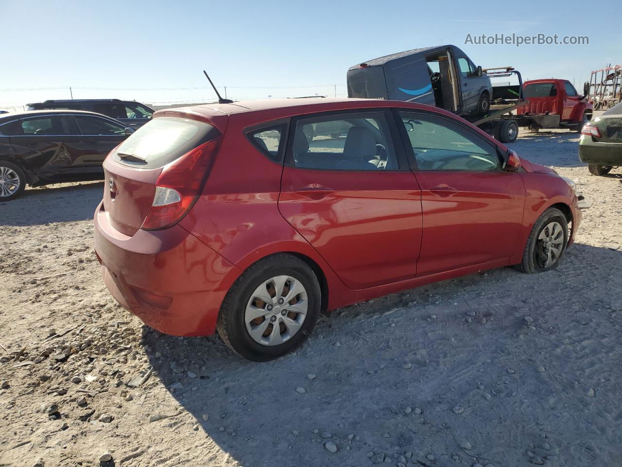 2016 Hyundai Accent Se Red vin: KMHCT5AE3GU251234