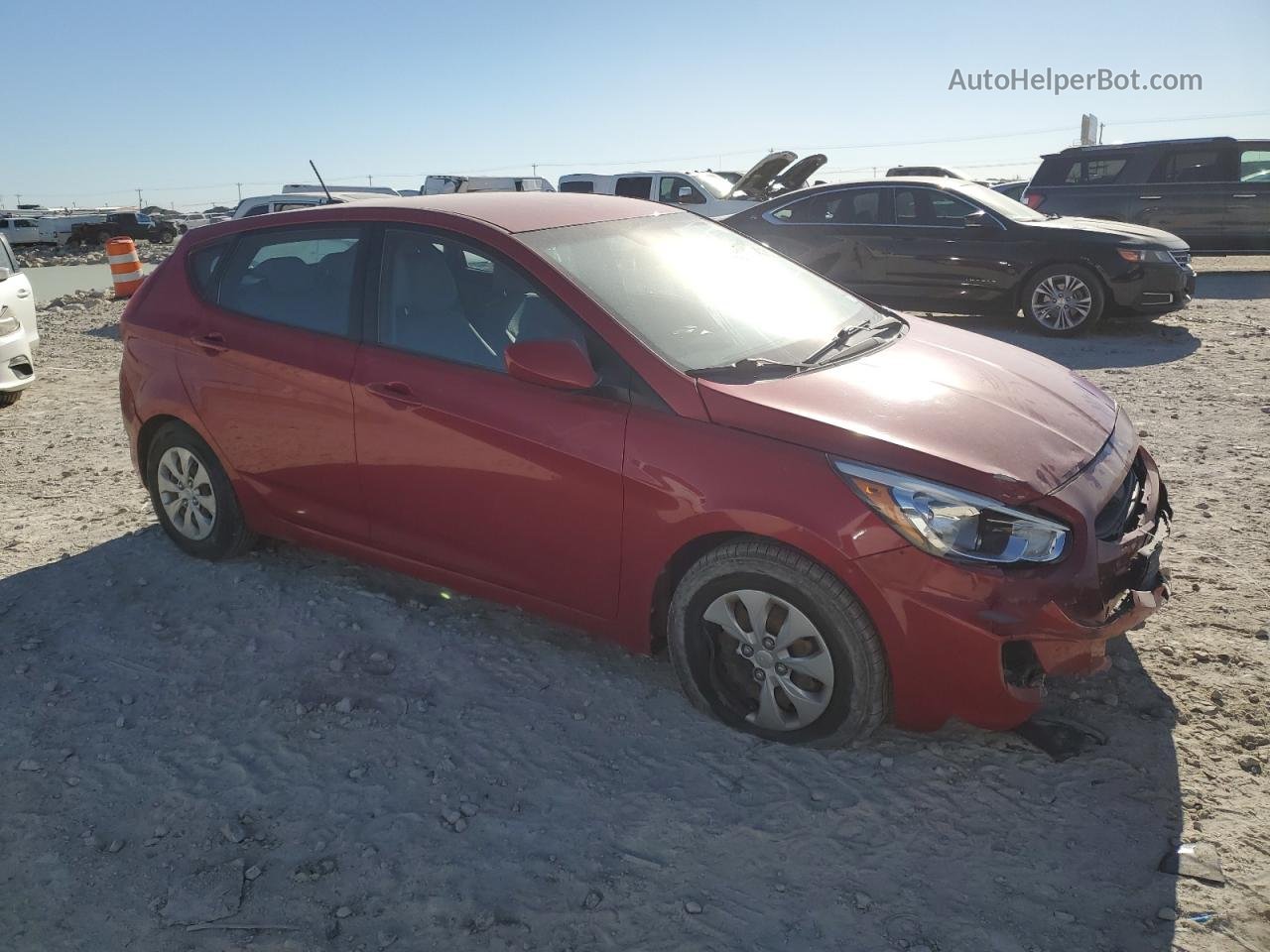 2016 Hyundai Accent Se Red vin: KMHCT5AE3GU251234