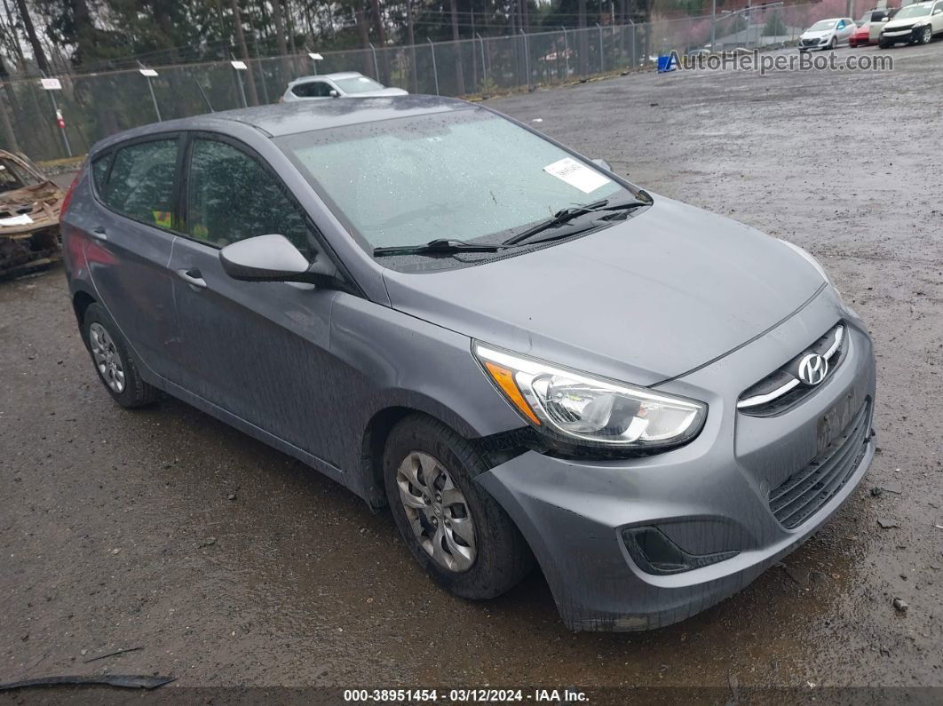 2016 Hyundai Accent Se Gray vin: KMHCT5AE3GU272598