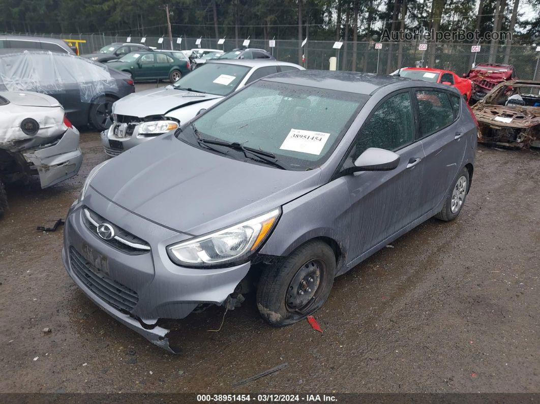 2016 Hyundai Accent Se Gray vin: KMHCT5AE3GU272598