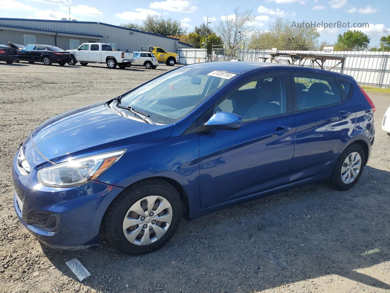 2016 Hyundai Accent Se Blue vin: KMHCT5AE3GU277929