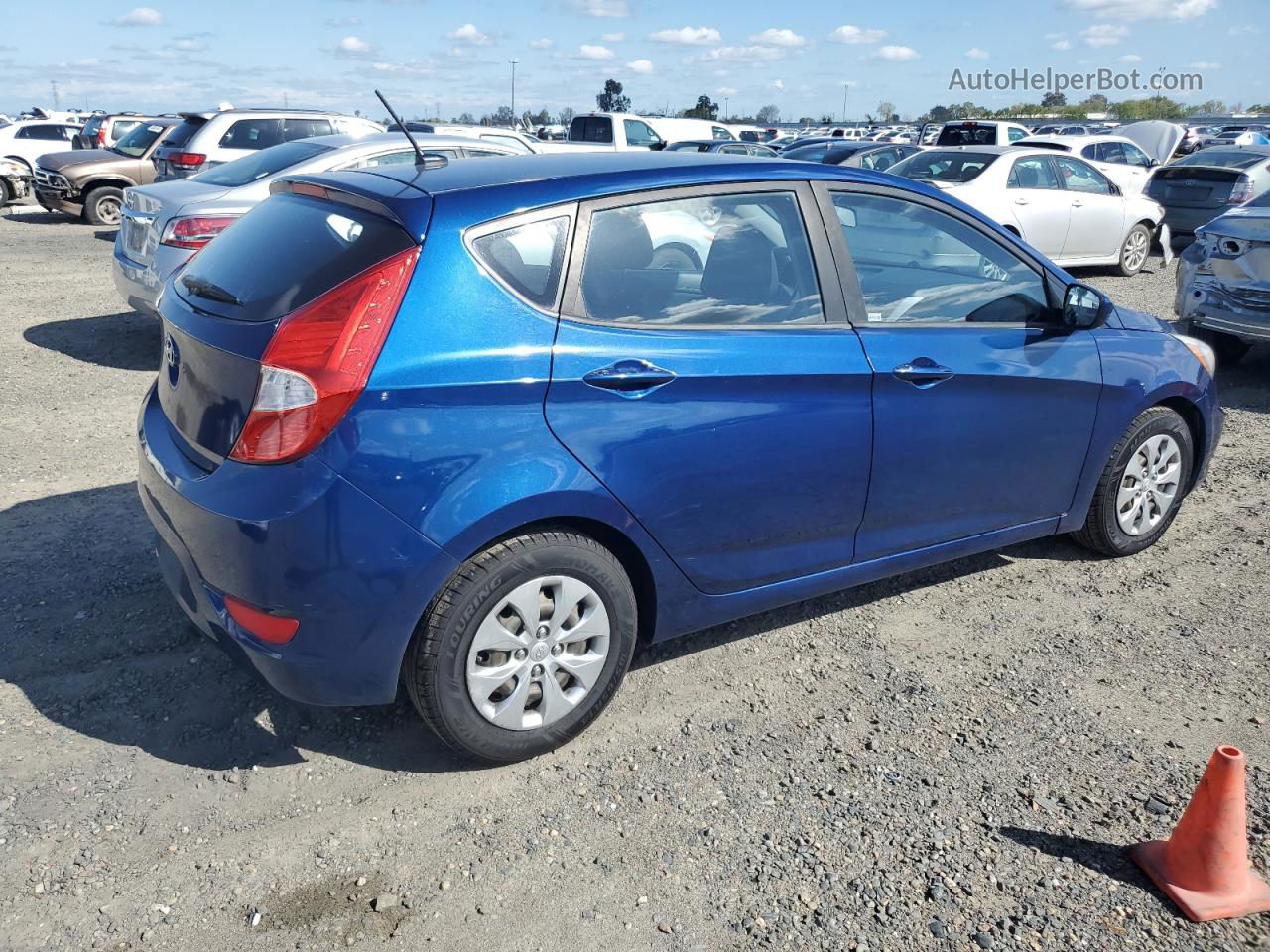 2016 Hyundai Accent Se Blue vin: KMHCT5AE3GU277929