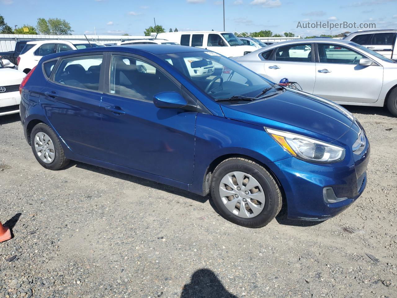 2016 Hyundai Accent Se Blue vin: KMHCT5AE3GU277929