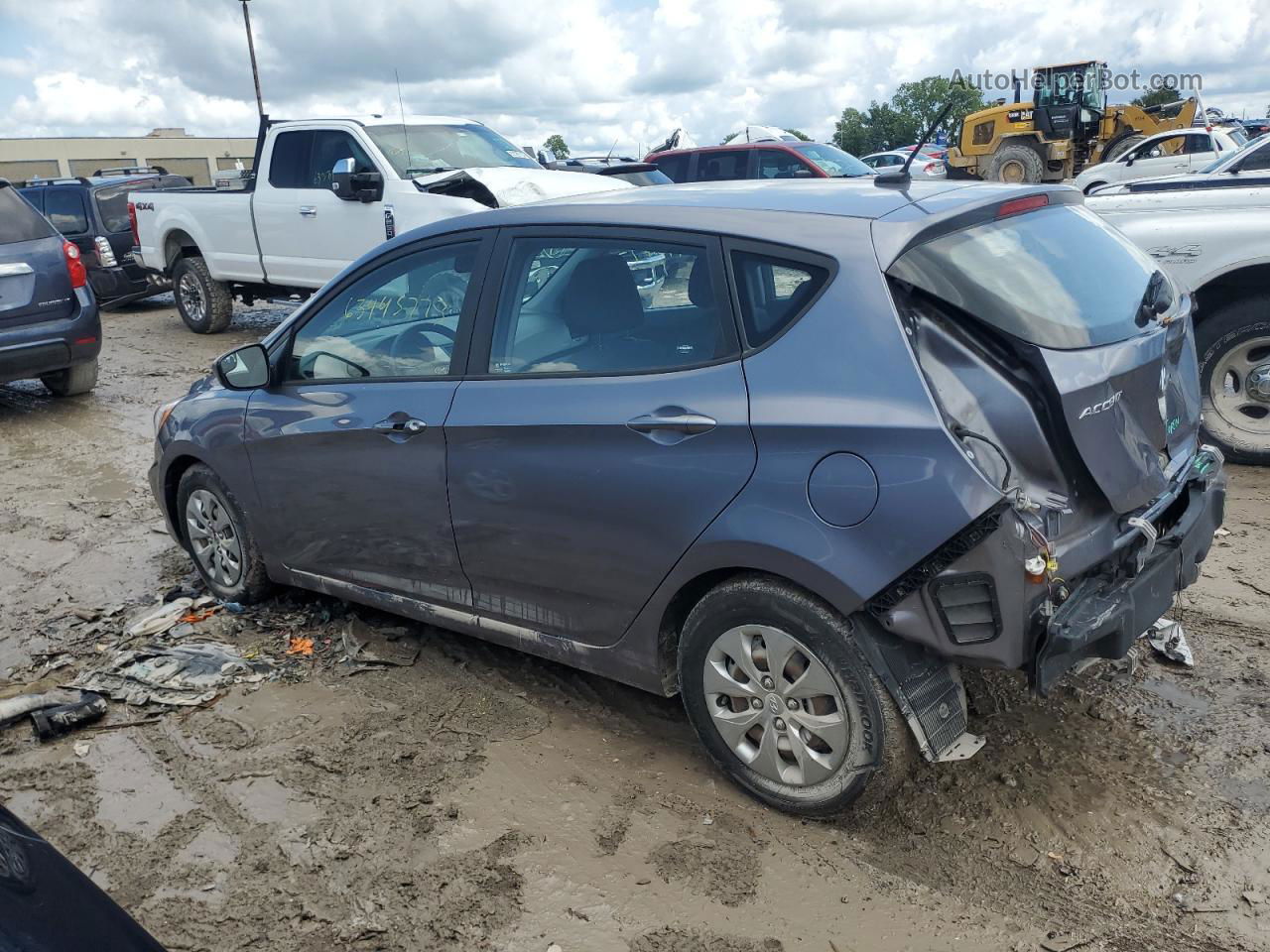 2016 Hyundai Accent Se Charcoal vin: KMHCT5AE3GU285917