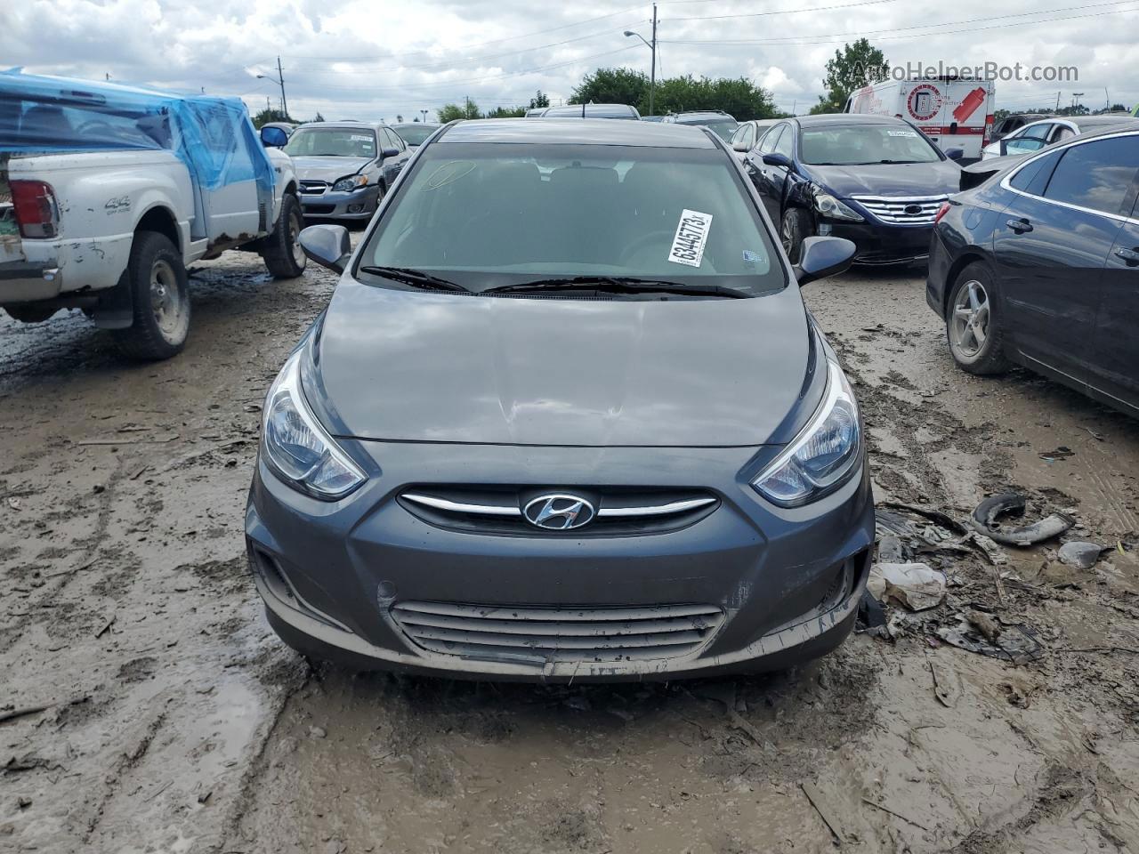 2016 Hyundai Accent Se Charcoal vin: KMHCT5AE3GU285917