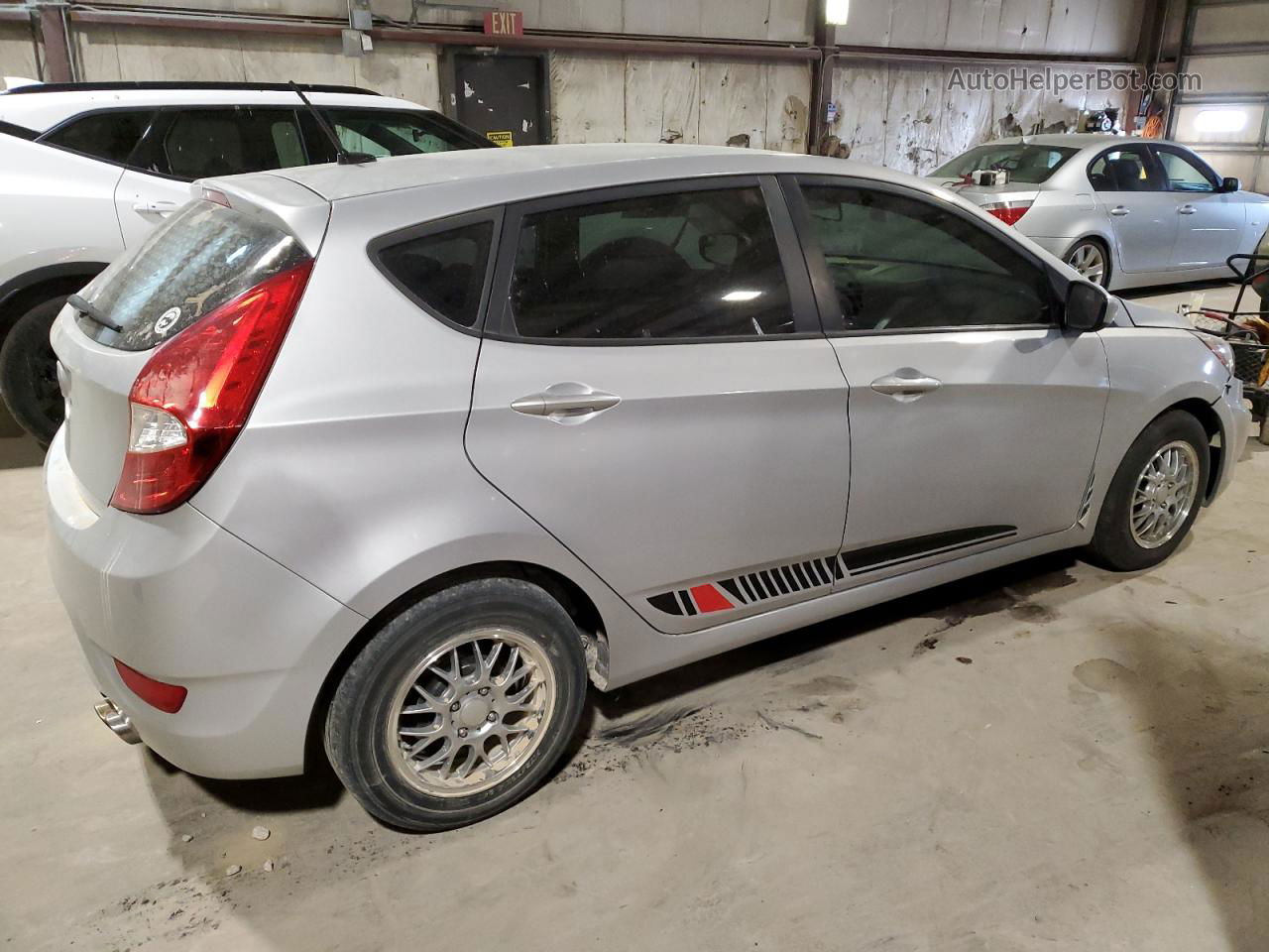 2016 Hyundai Accent Se Серебряный vin: KMHCT5AE3GU291913