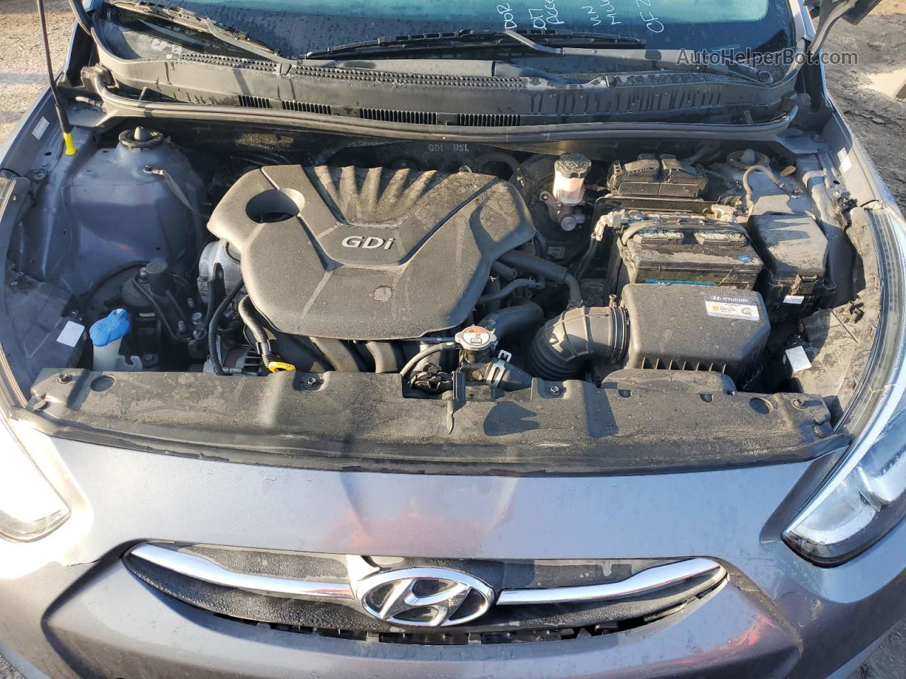 2017 Hyundai Accent Se Серый vin: KMHCT5AE3HU306945