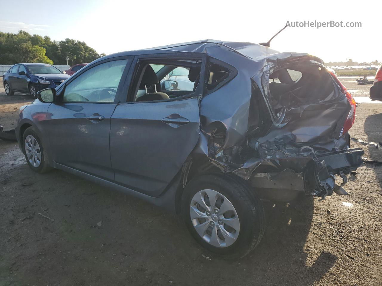 2017 Hyundai Accent Se Серый vin: KMHCT5AE3HU306945