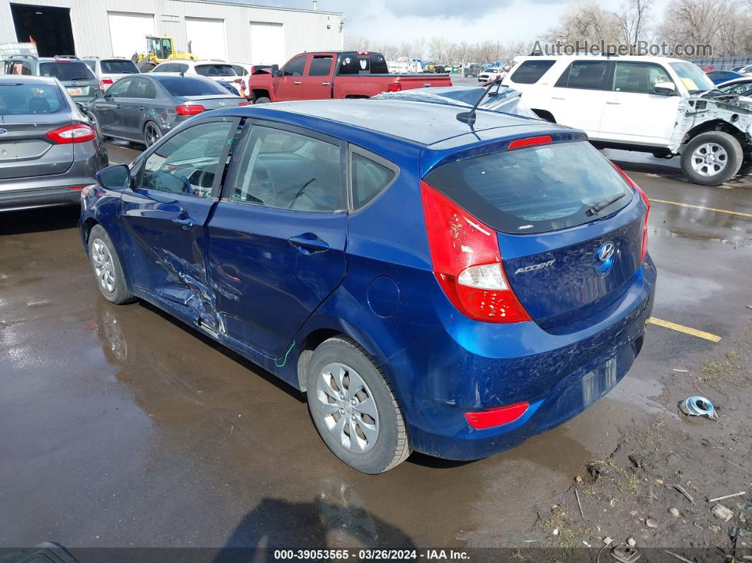 2017 Hyundai Accent Se Blue vin: KMHCT5AE3HU310591