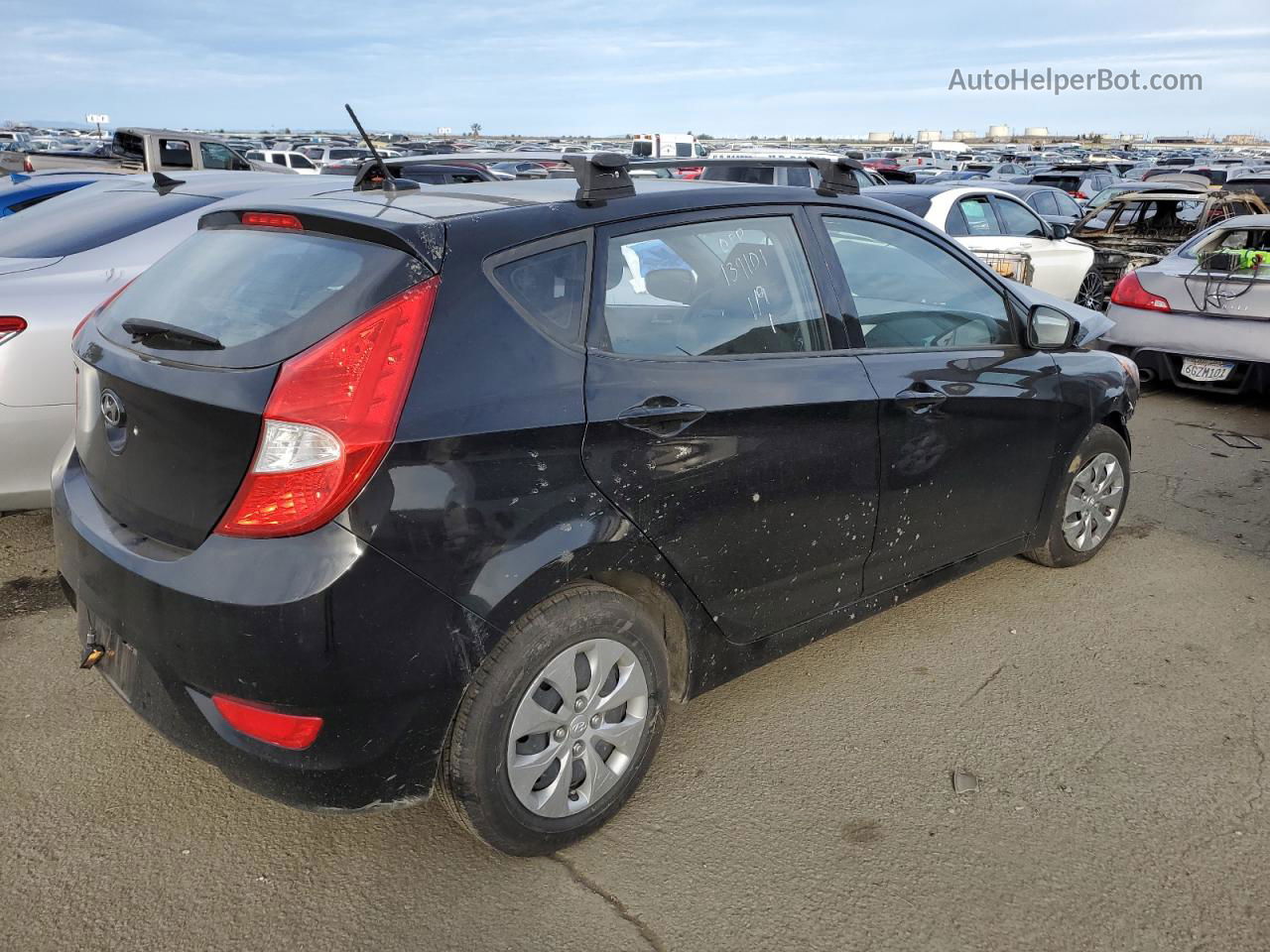 2017 Hyundai Accent Se Black vin: KMHCT5AE3HU327309