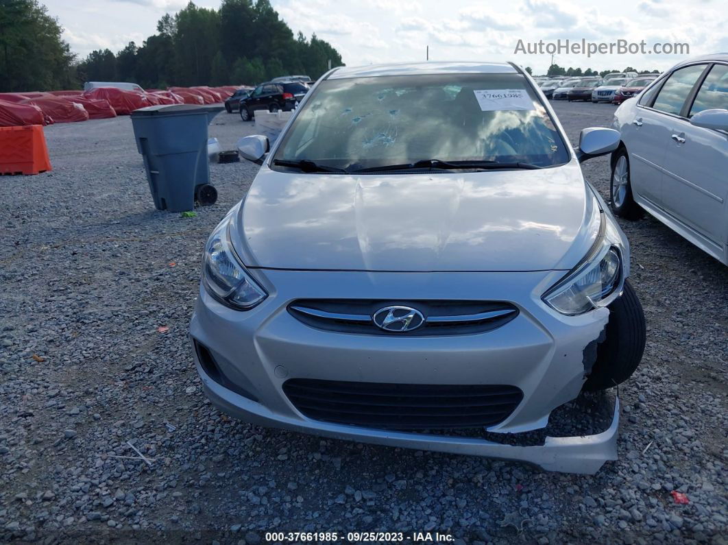 2017 Hyundai Accent Se Silver vin: KMHCT5AE3HU340626