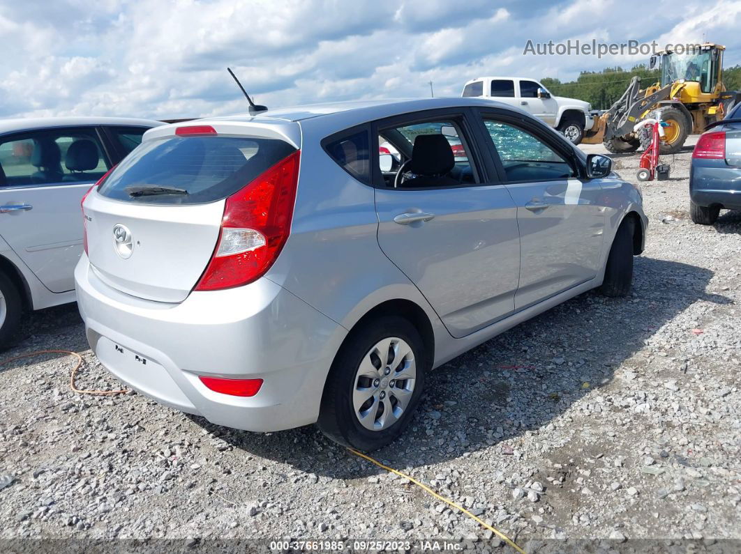 2017 Hyundai Accent Se Silver vin: KMHCT5AE3HU340626