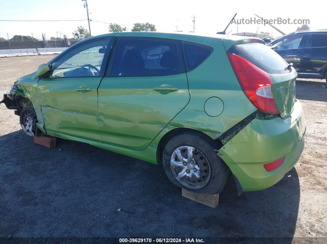 2013 Hyundai Accent Gs Green vin: KMHCT5AE4DU105193