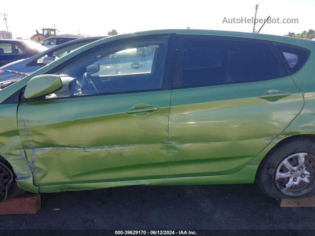 2013 Hyundai Accent Gs Green vin: KMHCT5AE4DU105193