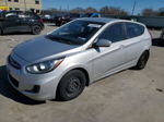 2013 Hyundai Accent Gls Silver vin: KMHCT5AE4DU117005