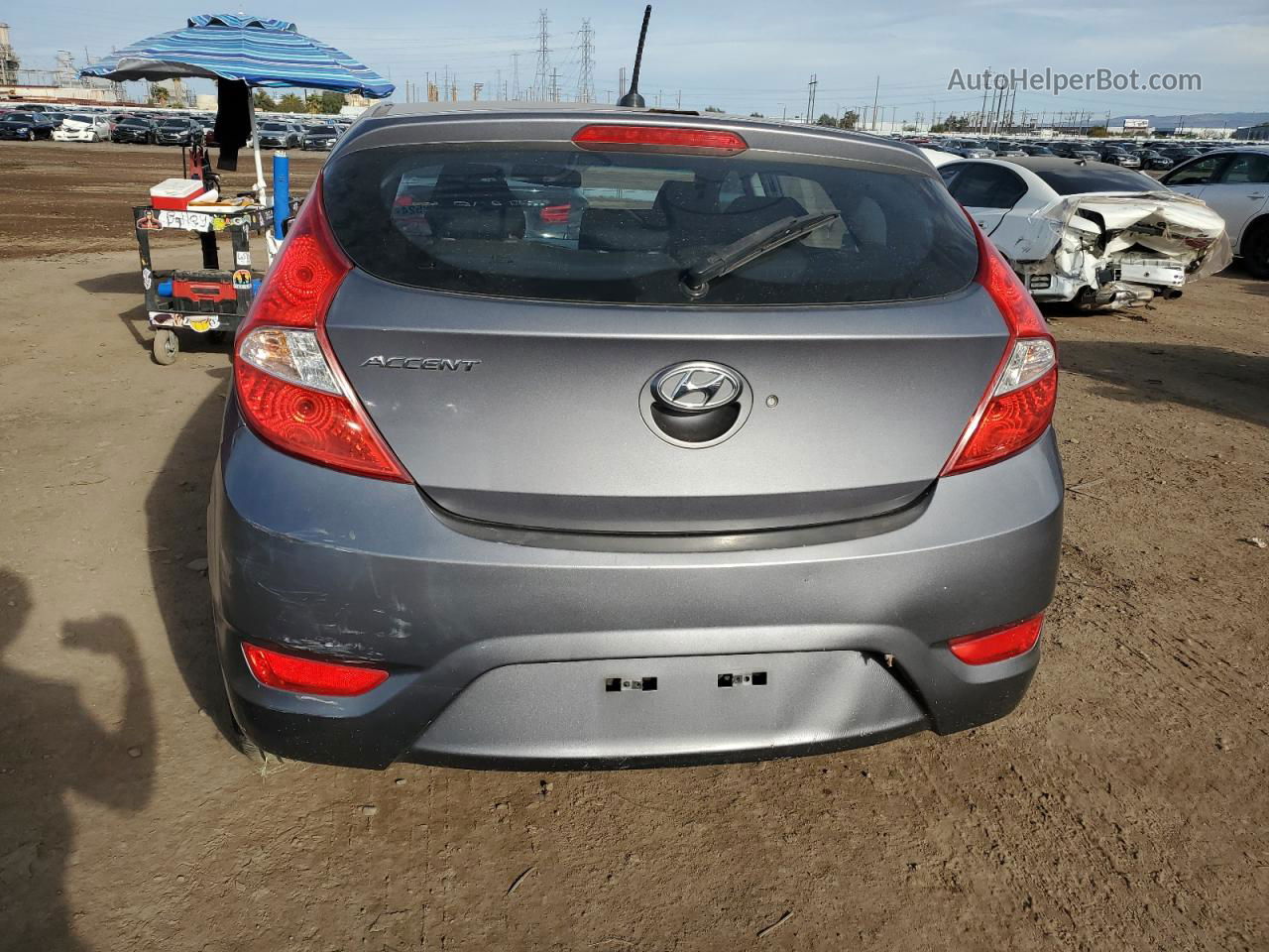 2015 Hyundai Accent Gs Charcoal vin: KMHCT5AE4FU213171