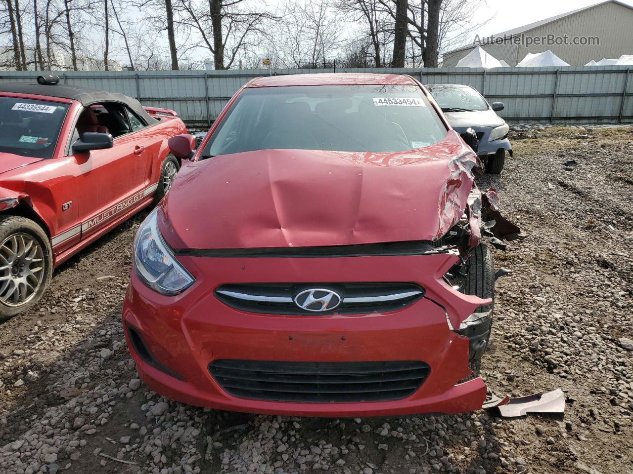 2015 Hyundai Accent Gs Red vin: KMHCT5AE4FU225675