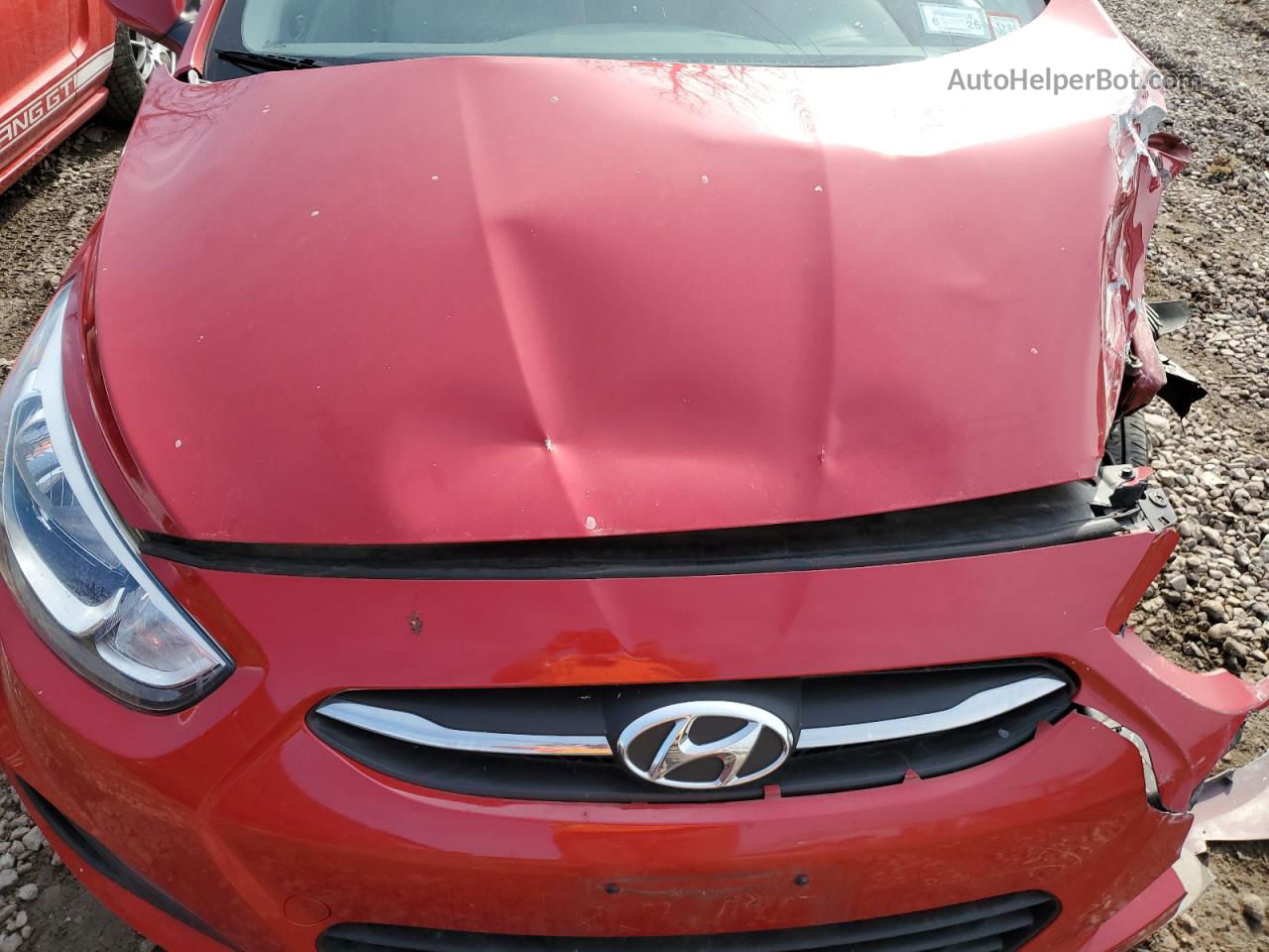 2015 Hyundai Accent Gs Red vin: KMHCT5AE4FU225675