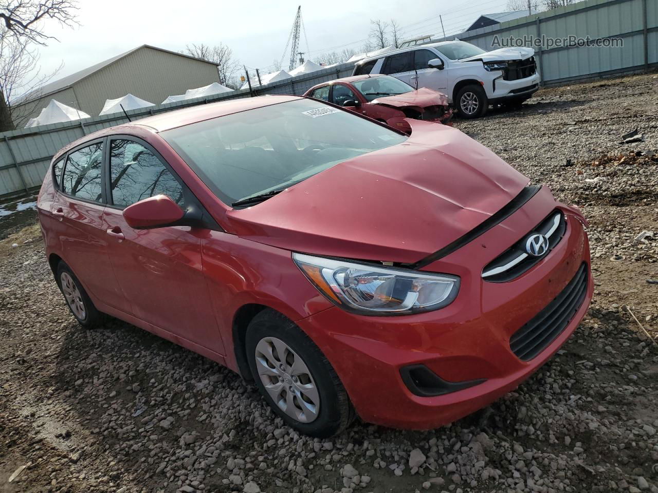 2015 Hyundai Accent Gs Red vin: KMHCT5AE4FU225675