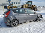 2015 Hyundai Accent Gs Gray vin: KMHCT5AE4FU229080