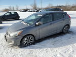 2015 Hyundai Accent Gs Gray vin: KMHCT5AE4FU229080