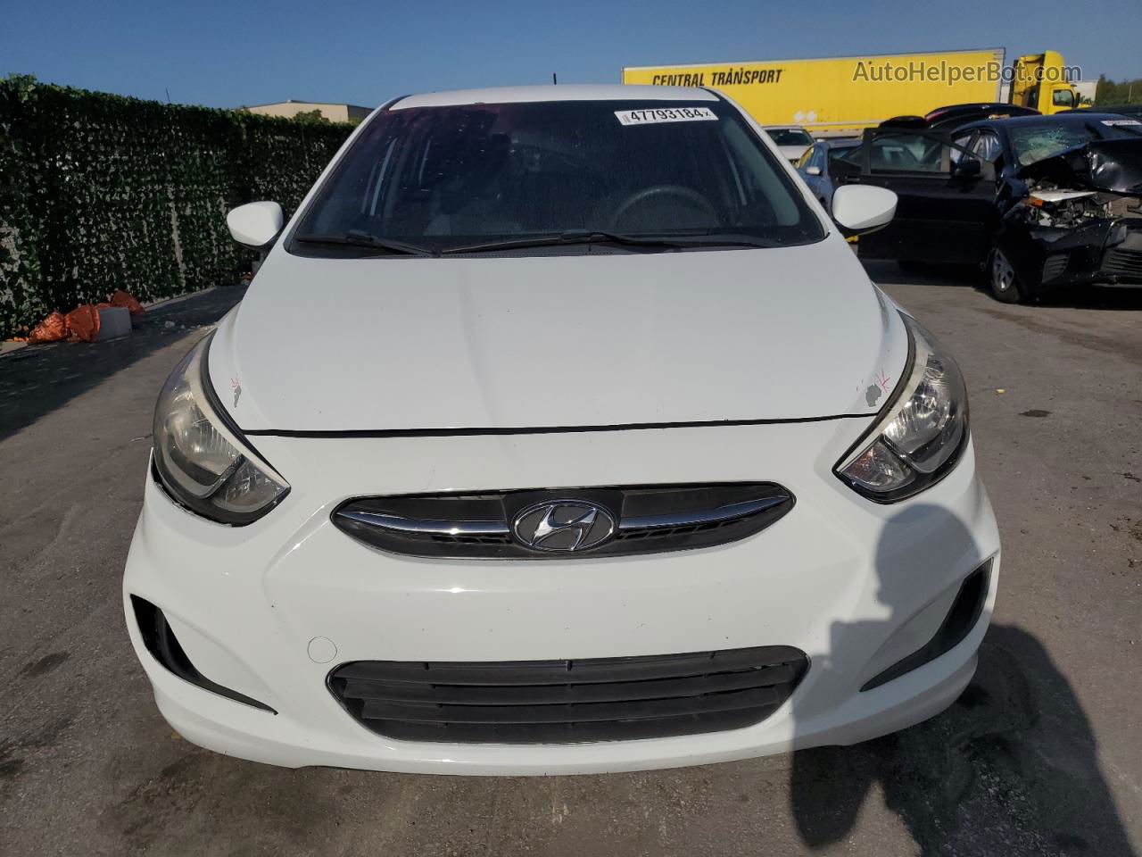 2016 Hyundai Accent Se Белый vin: KMHCT5AE4GU242414