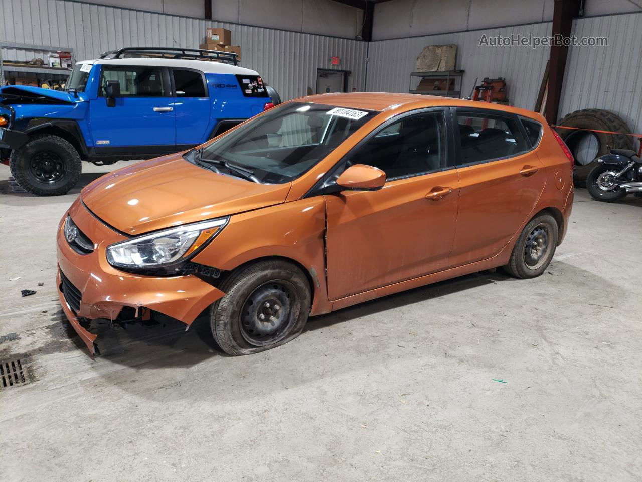 2016 Hyundai Accent Se Оранжевый vin: KMHCT5AE4GU244325