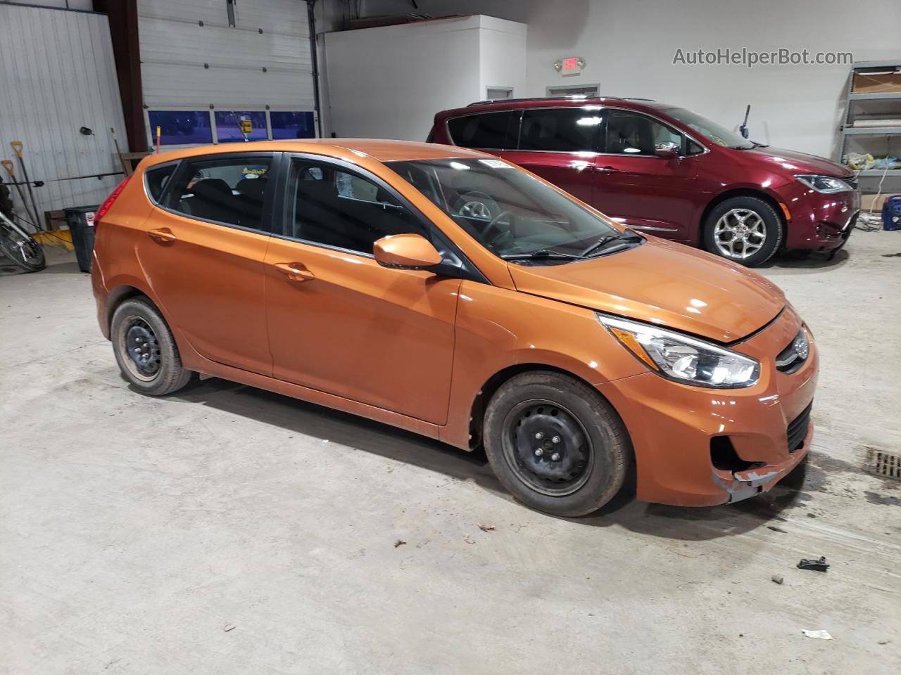 2016 Hyundai Accent Se Оранжевый vin: KMHCT5AE4GU244325