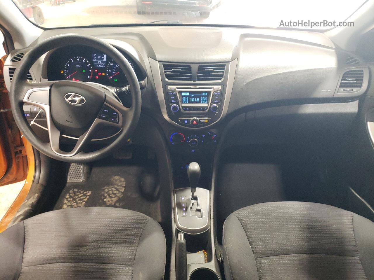 2016 Hyundai Accent Se Оранжевый vin: KMHCT5AE4GU244325