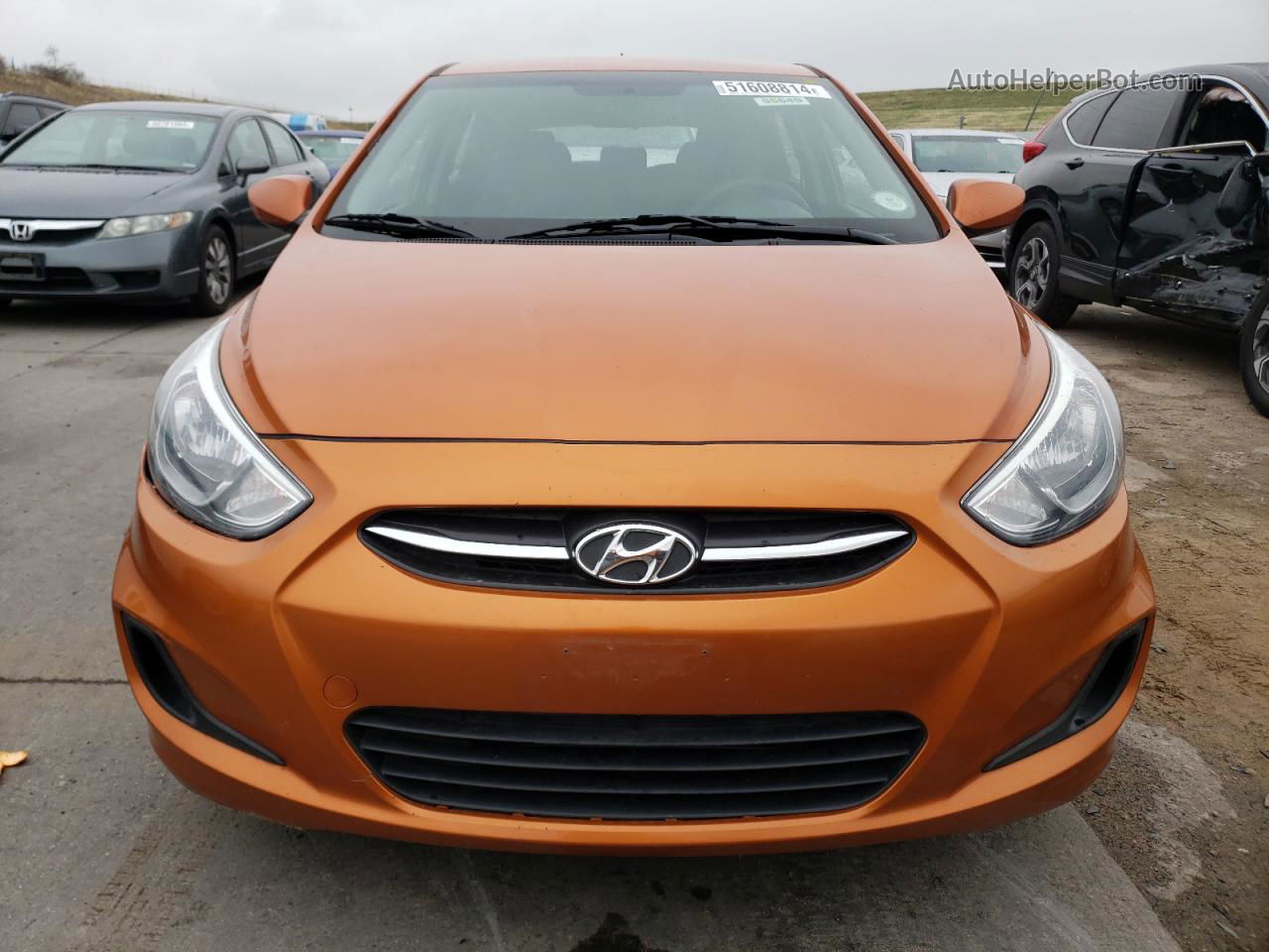 2016 Hyundai Accent Se Orange vin: KMHCT5AE4GU250125