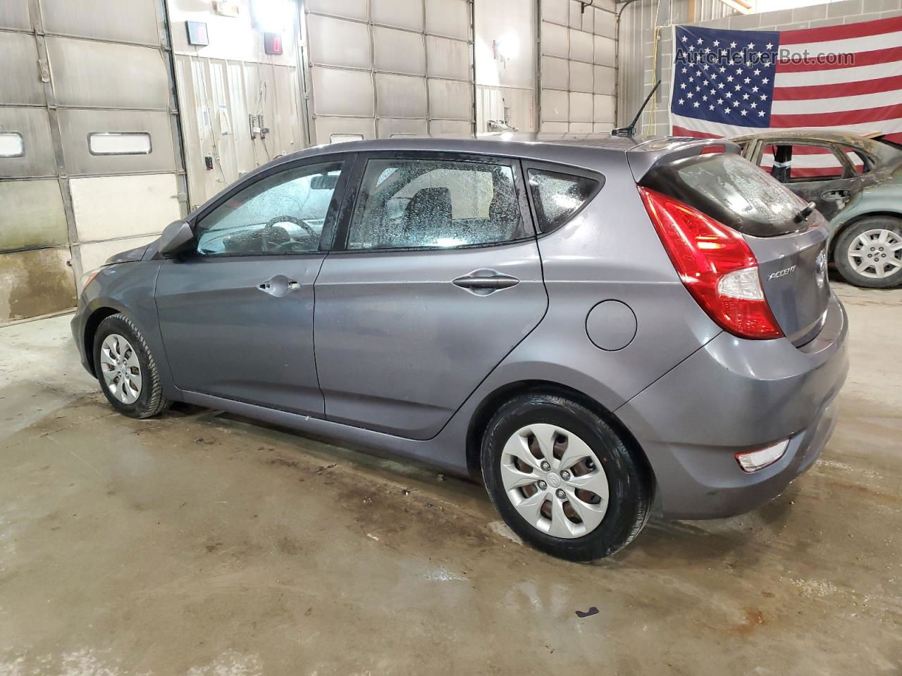 2016 Hyundai Accent Se Gray vin: KMHCT5AE4GU255468