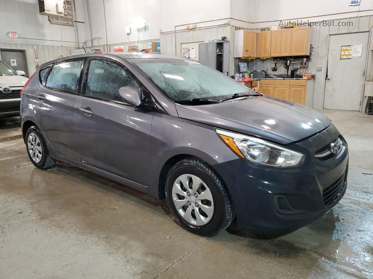 2016 Hyundai Accent Se Серый vin: KMHCT5AE4GU255468