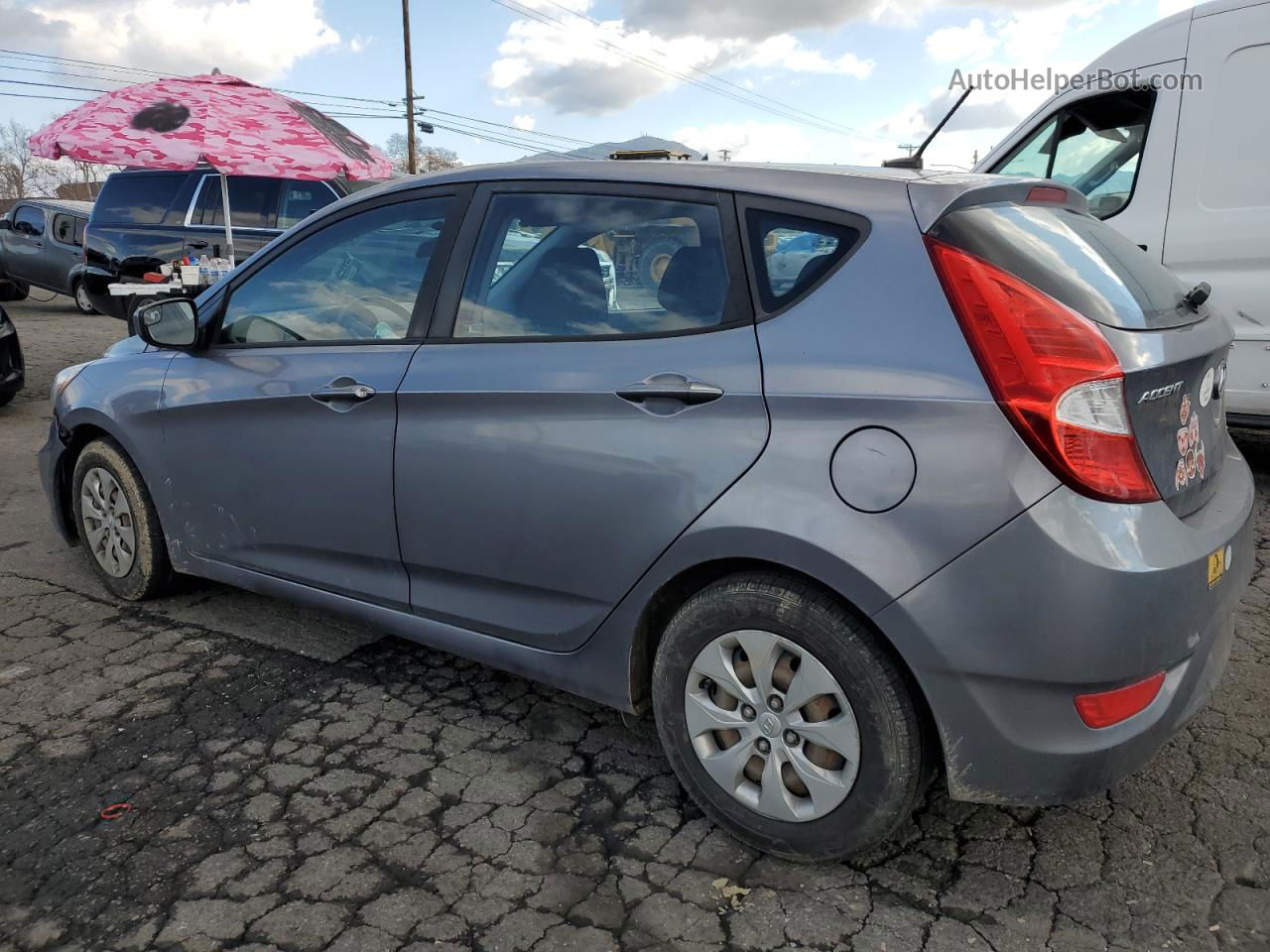 2016 Hyundai Accent Se Gray vin: KMHCT5AE4GU274585