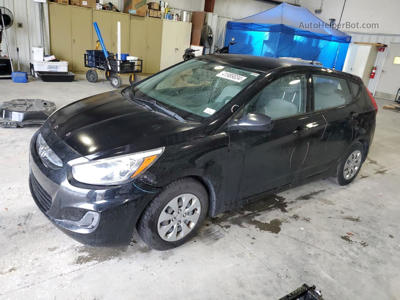 2016 Hyundai Accent Se Black vin: KMHCT5AE4GU280208