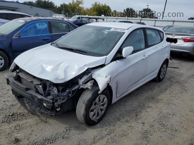 2017 Hyundai Accent Se White vin: KMHCT5AE4HU343051