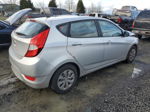 2017 Hyundai Accent Se Silver vin: KMHCT5AE4HU351389