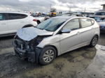 2017 Hyundai Accent Se Silver vin: KMHCT5AE4HU351389