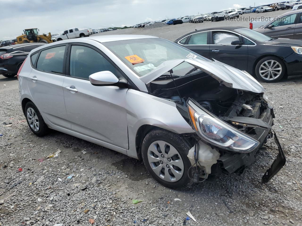 2017 Hyundai Accent Se Silver vin: KMHCT5AE4HU352543