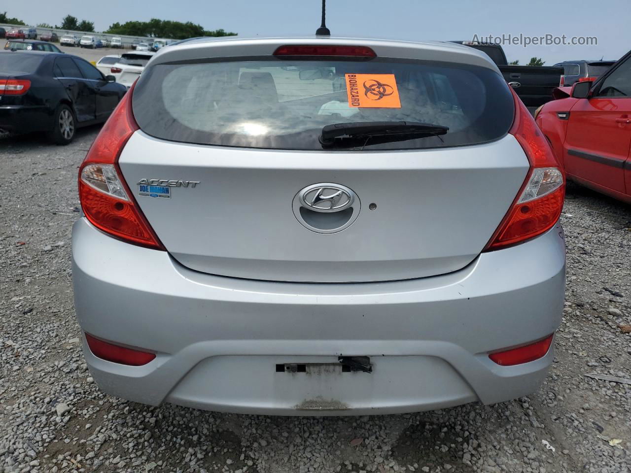 2017 Hyundai Accent Se Silver vin: KMHCT5AE4HU352543