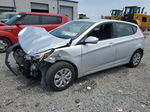 2017 Hyundai Accent Se Silver vin: KMHCT5AE4HU352543